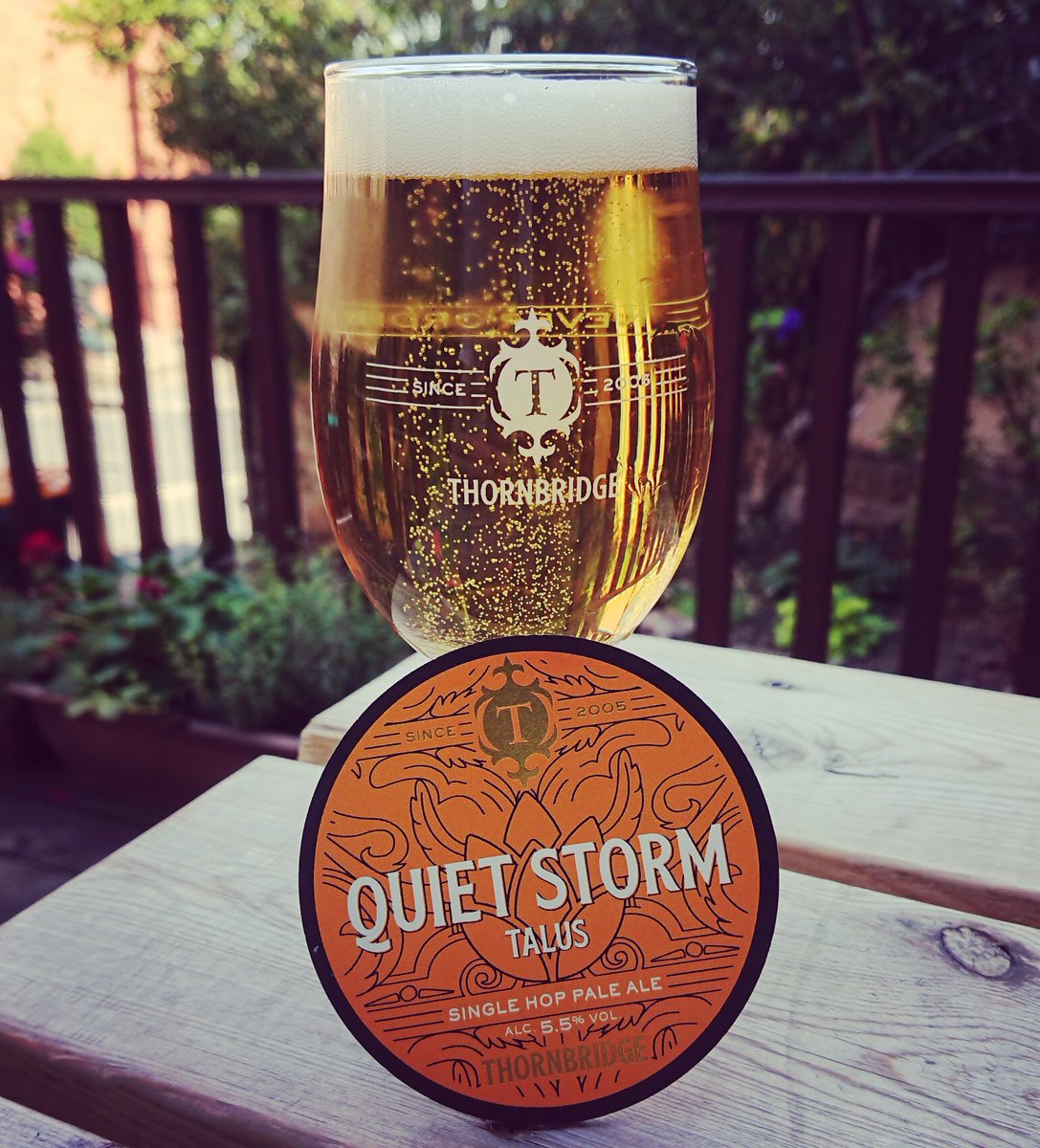 HallamshireHaus's tweet image. Here's the latest Quiet Storm series.. 
Talus is an exciting new variety storming out of the U.S. This hop is all about full-throttled flavour, delivering sensational punches of pink grapefruit, pine and mango from start to finish!
#craftbeer #singlehop #talushops #thornbridge
