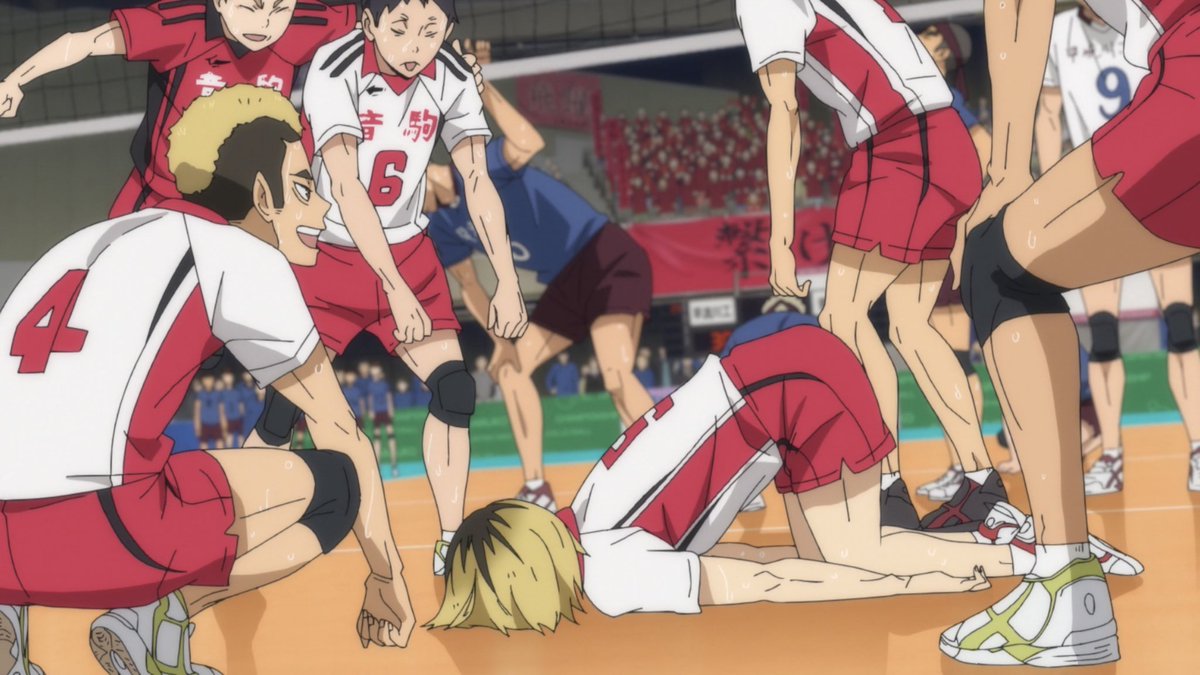The Haikyuu staff doing their best to somehow cram three cours worth of content into two movies: