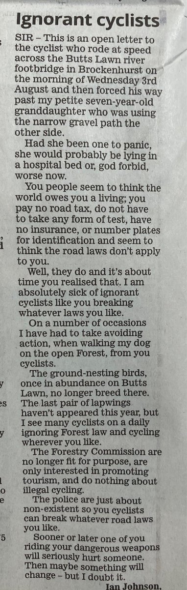 New Forest Bike tweet media