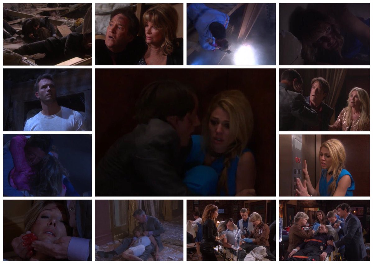Daysofour_Lives's tweet image. #OnThisDay in 2012, in the aftermath of the explosion, Madison died in Ian’s arms, and Jack and Abby faced danger in an elevator #DAYSaster #Jarlena #JnJ #Ejami #Days