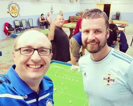 Craig Stewart's Subbuteo Stadium. Read article on the Belfast collector and player on nitfa.org.uk