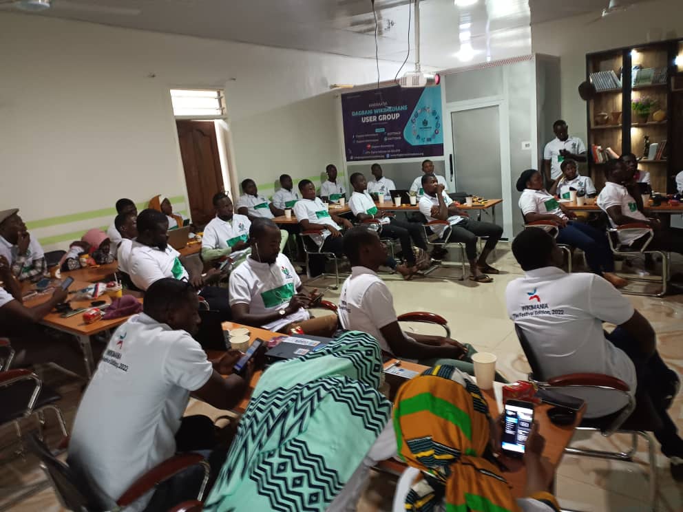 mohammadulawal's tweet photo. Satellite event of the #Wikimania22 underway in #Tamale, #Ghana by @dagbaniwiki.
@Dagbaniwikisaha
@Wikimania
@WikidataGhana
@wunpini_fm
@DigiLabAfrica
@Wikipedia https://t.co/1UfL3MaoqV