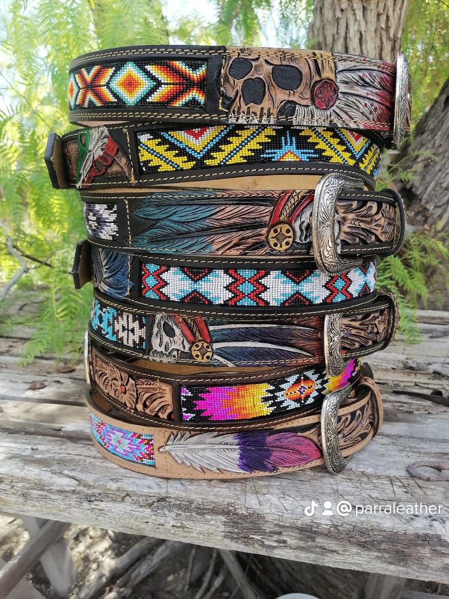 omar31188816's tweet photo. Cinto cincelado con aplicación de chaquira ubicados en Saltillo coahuila #custombelt #parraleather #custombeadwork #hechoenmexico #custombeadedbelt #customleather #carvedbelt #beadwork #beadbelts #losmejorescintos #custombelts #beadedbelt #beadedbelts #beadbelt #beadwork https://t.co/tjMMnSOKTq