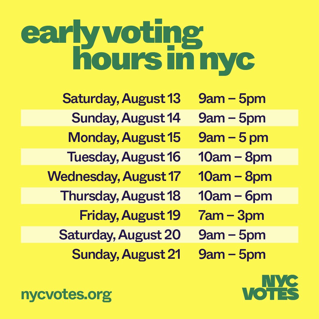 Mara Gay on Twitter "RT TweetBenMax Early voting gets underway today