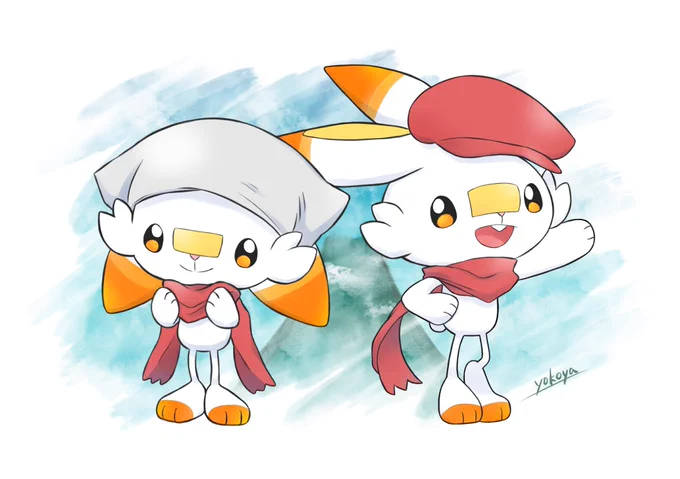 過去絵でお祝い!ずっとずっと大好きだー!#ヒバニーの日 