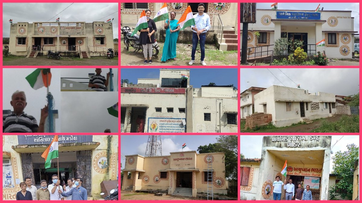 tho_dhari's tweet photo. CHC, PHC, HWC "હર ઘર તિરંગા" The aim of the programme is to make the relationship with the national flag a more personal one rather than just keeping it formal or institutional. SBCC,BCC, THO-DHARI
@amreli_health @diecoamreli1 @DrRadhaKrishan7 @ddoamreli @CollectorAmr @sdm_dhari https://t.co/D6PFMGwm70
