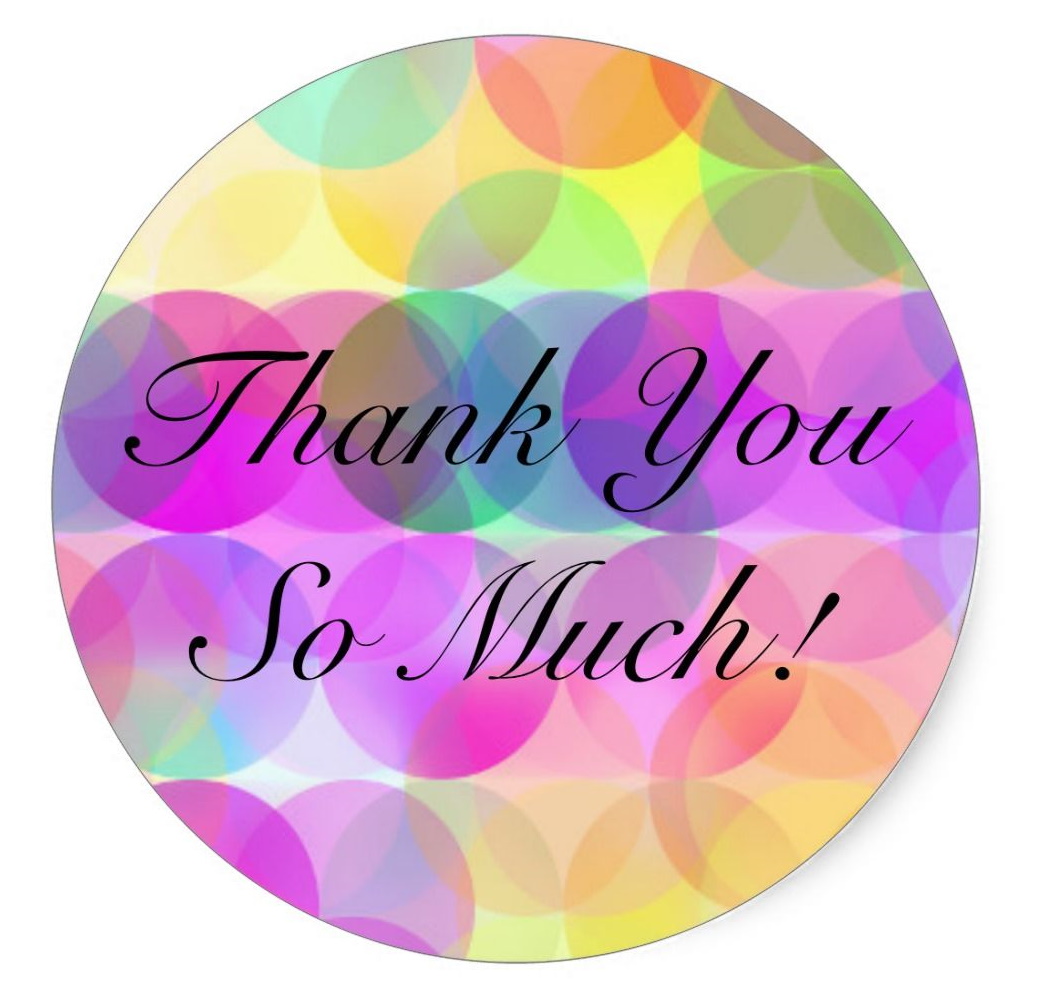 Стикер thank you