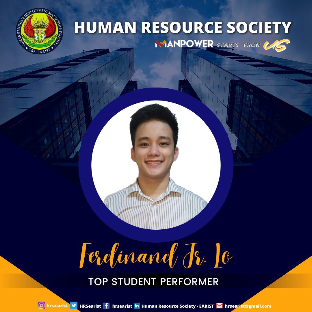 HRSearist's tweet photo. Knowing who we are and what we do best is the key to exceeding expectations!

It is in our deepest pleasure to recognize our zealous and dedicated HRDM Students last school year 2021-2022 for giving an overflowing amount of hardwork and devotion to their achievements. https://t.co/n0G4DdVHgB