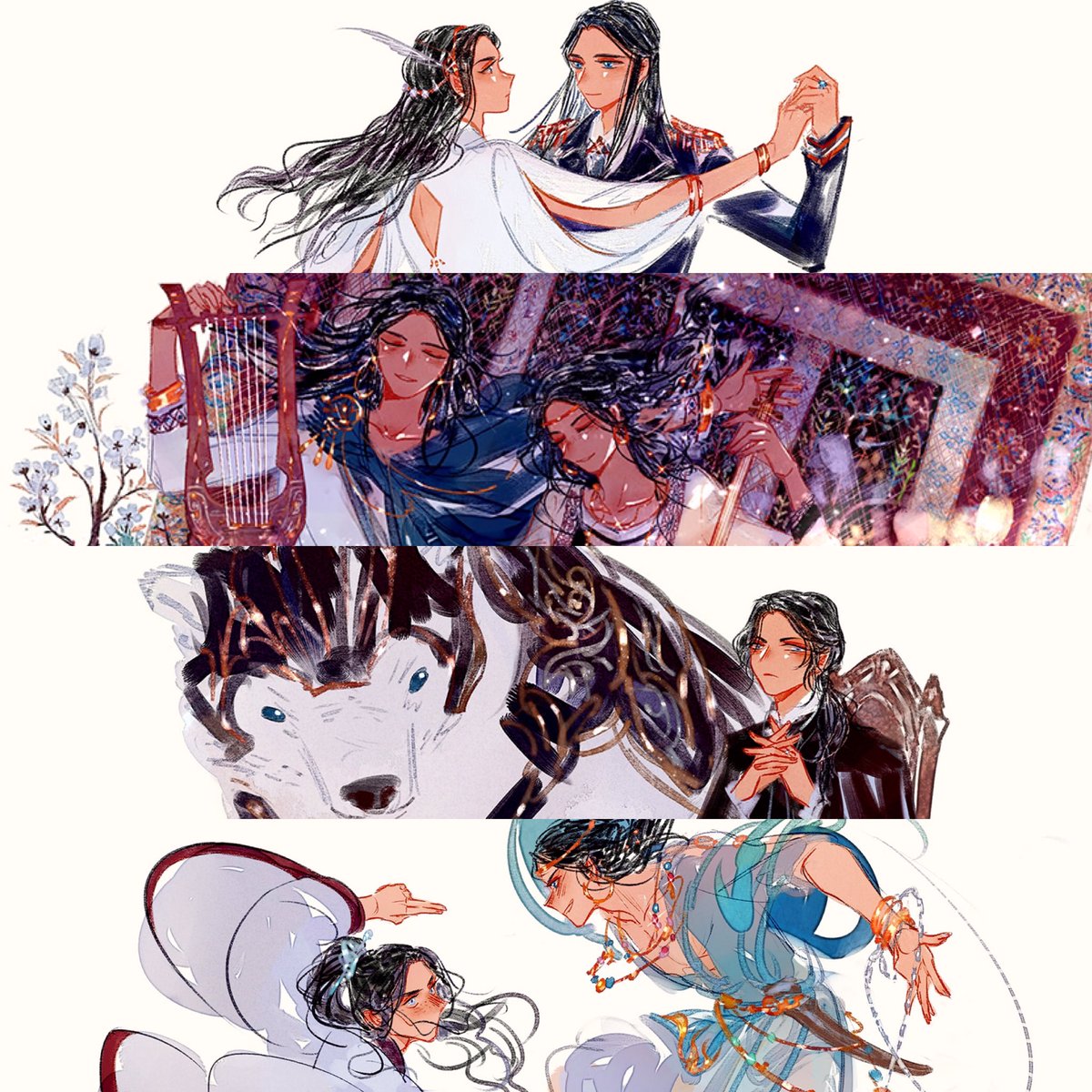 DragonDandelion's tweet photo. 【Fingolfea】update some chapters to my Fingolfea slash series😘❤️ https://t.co/0Kz9JuUVoW 这次写了一些古代中国au，开心(=ﾟωﾟ)ﾉ https://t.co/wV97I8dXjx