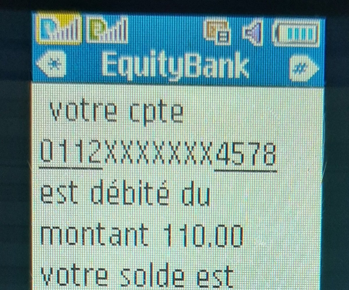 corneilbilolo's tweet photo. Pour avoir retiré 100$ dans un distributeur de @Rawbank_sa  c'est 10$ qui est débité dans mon compte pour cette transaction...
@EquityBCDC  comment ça peut être possible 🤦🏽‍♂️ dans un même pays🤦🏽‍♂️ oyo kaka TVA ou bien 🤦🏽‍♂️ ba banque ekomi kosilisa nga mayele 🤦🏽‍♂️🤦🏽‍♂️🤦🏽‍♂️ https://t.co/SbSV9pN2vF