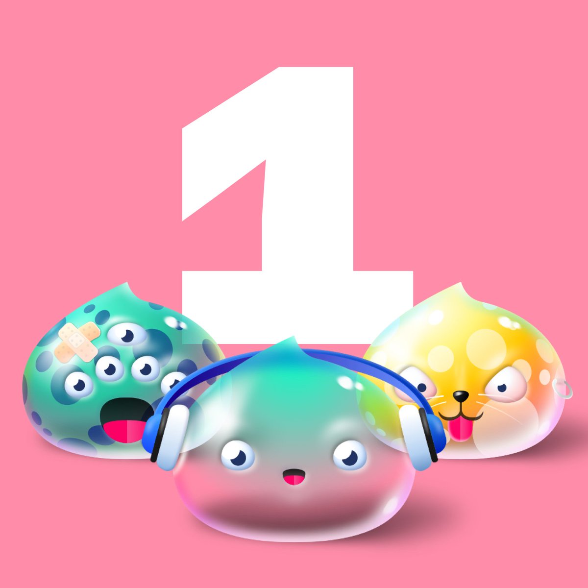 Happy birthday, Slimes! 💛