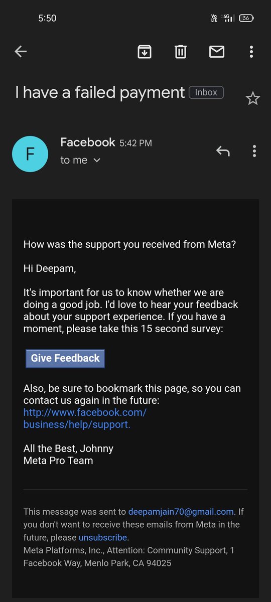 DeepamJain15's tweet photo. @facebook @onetakestace @Marzuckerberg @Meta team @MetaforBusiness is not working properly because my ads not running something 3 days is done but team with solving my issue closed my cased again and again The @MetaforDevs not doing solve this problem please help Mark Zuckerberg https://t.co/GKDw7qsjvy