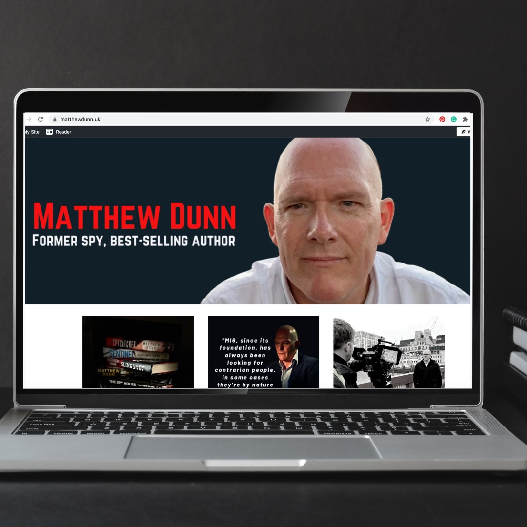 New website is live!
Catch-all for info about my books, media work, other creative projects, updates, and my life as an MI6 spy

matthewdunn.uk

<a href="/safehousebooks/">Safe House Books</a> <a href="/ITNProductions/">ITN Productions</a> <a href="/CheltLitFest/">CheltLitFest</a> @AppledoreBkFest <a href="/CrimeFestival/">Crime Festival</a> 
#MatthewDunnSpy
#SpyFiction
#SpyFictionAuthor