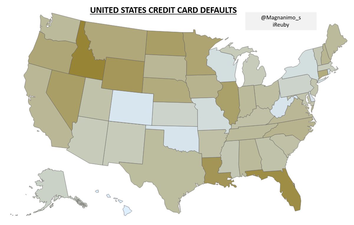 Need: To display a flow or dynamic relations. Recommendations: Funnel chart and Waterfall. You could try Sankey chart, Chord, Hierarchy chart, Bowtie chart, Visio visual etc. 9. Spatial. E.g. How did each state in the US perform in terms of credit card defaults? 15/17