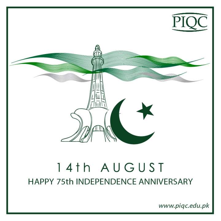 qualityatpiqc's tweet photo. #happyindependenceday #14thaugust #75yearsofindependence #independenceday2022 #longlivepakistan #pakistanzindabaad #Pakistan #piqc https://t.co/YtbY3QXXLH