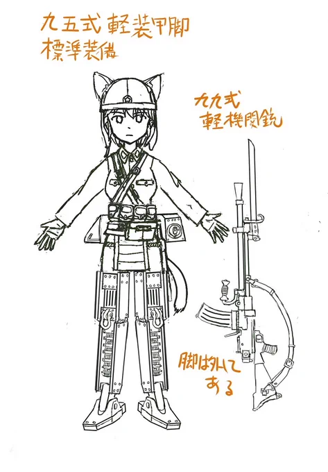 扶桑皇国初の宮藤理論搭載型陸戦ストライカーが九七式中型装甲脚である(たぶん)。一瞬で旧式化してしまった九五式のフレームや魔導エンジンが工場で大量にあまる。陸軍「これに宮藤理論を組み込め」宮菱の技師「無茶言わんでください」陸軍「いいからやれ」宮藤理論搭載型九五式爆誕!なのか?>RT 