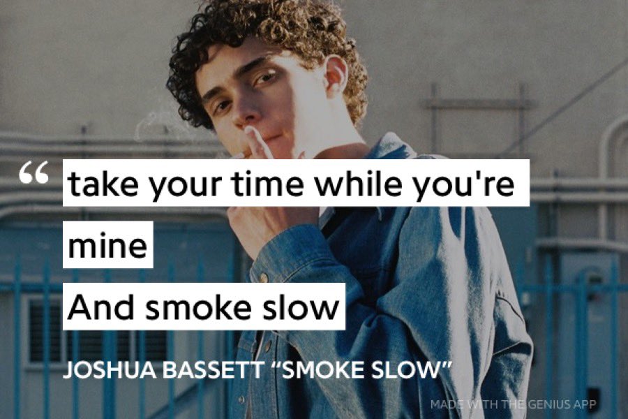 joshua bassett lyric card (@joshlyriccard) on Twitter photo 