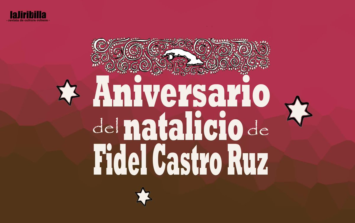 LaJiribilla's tweet photo. Nos legaste tu eterna fe en la victoria, nos mostraste el camino de la resistencia digna. Para quien no conoció en su léxico lo imposible. Nos demostraste que los sueños se construyen. GRACIAS FIDEL
#96Fidel #FidelEsFidel #FidelPorSiempre https://t.co/hRdnHLAOAv