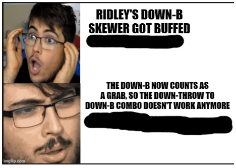 ZeroReddit's tweet photo. rip ridley (dont worry about the black smudges) https://t.co/u9oRiJAI33