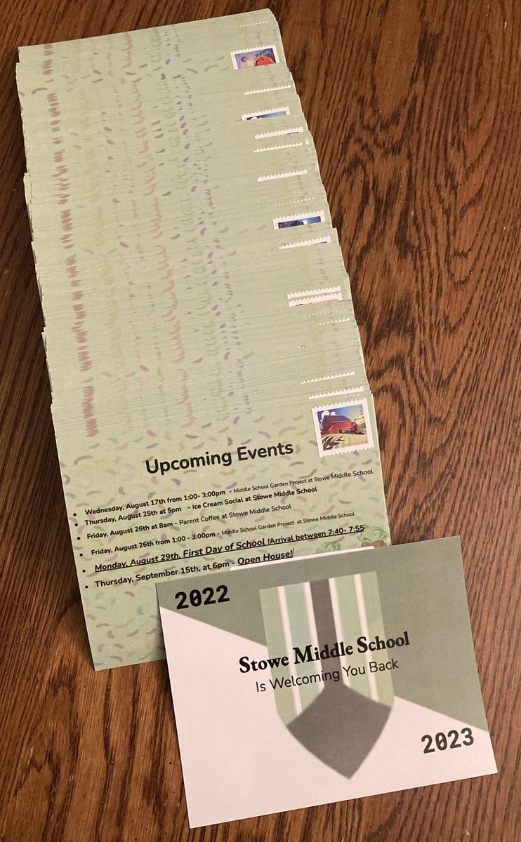 SMSRaidersVT's tweet photo. We’re excited to welcome back families this year with a series of events! Check your mailboxes this week for our Save the Dates postcard! #smsvt #lsuuvt #belonging https://t.co/HPsI1sIQrC
