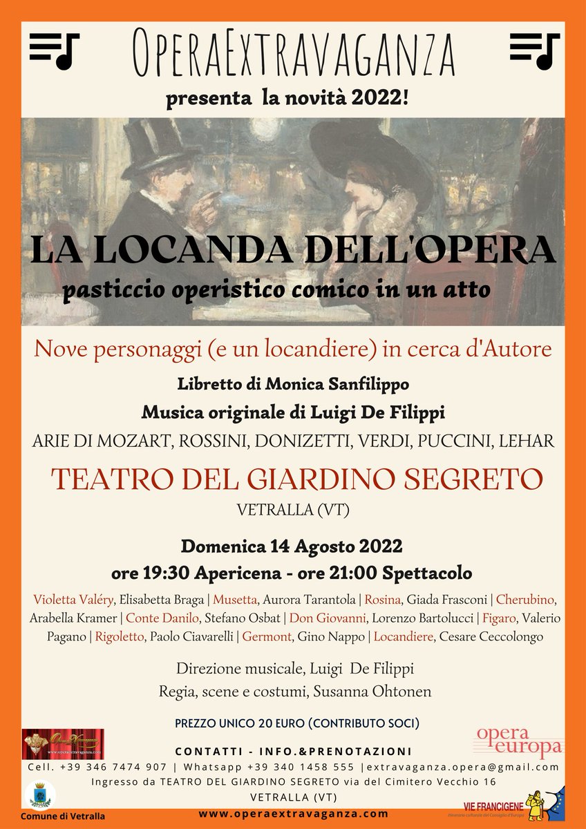 Per conoscere la nostra Locanda dell'Opera, pasticcio comico in un atto, leggi i post dedicati! Ecco il primo su Violetta Valéry opextravaganza.blogspot.com/2022/08/vi-pre…