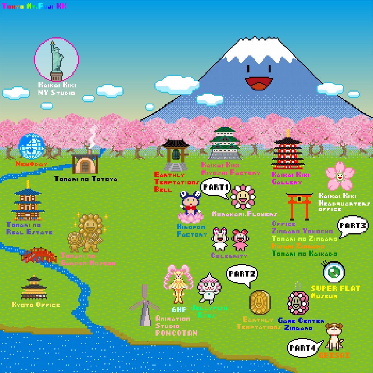 takashipom's tweet photo. In just one week! GEISAI 2022 will take place on 8/21 (Sun) at Tokyo Big Sight.
We are distributing free commemorative NFTs on site.
The dot artwork has been created following the scenario outlined on the M.F Roadmap.
On-site procedure to follow in the coming days. https://t.co/HeFAfWJv6v