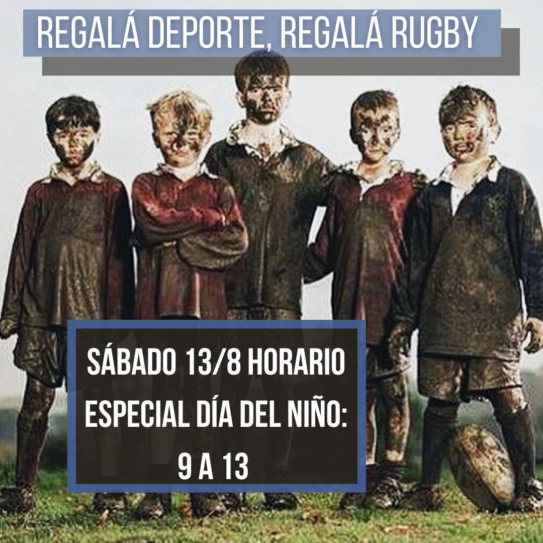 Hoy te esperamos en horario especial de 9 a 13 en la previa al Día del Niño! Tenemos camisetas, shorts, pelotas, canguros, pantalones, camperas, remeras, de todo para adentro y afuera de la cancha. Nada mejor que regalar deporte!