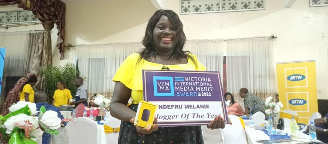 civiclensnews's tweet photo. At 5th edition of VIIMA awards 2022 that held on the city of Limbe-Southwest region Cameroon, Civiclens returns home with an award as blogger of the year. The team of reporters at Civiclens are grateful, we are not relenting efforts #CAMP #VIIMA @defyhatenow @BloggersCM https://t.co/MyXCm0S3Xw