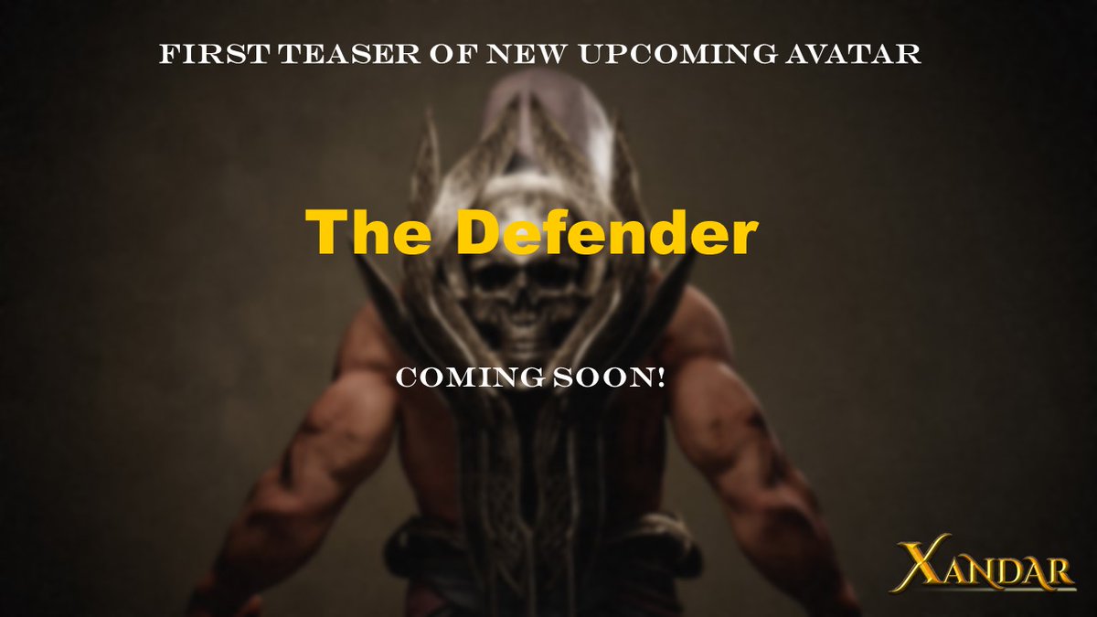 xandargames's tweet photo. Hello Xandarians!

We present the first teaser look of new upcoming Avatar "The Defender", The protector of Xandarena.

#GameFi #Xandar #PLAYTOEARNGAMES #PlayToEran #P2E #Metaverse #MetaverseNFT #metaverseproject #NFTCommmunity https://t.co/GTZk3TgDu6