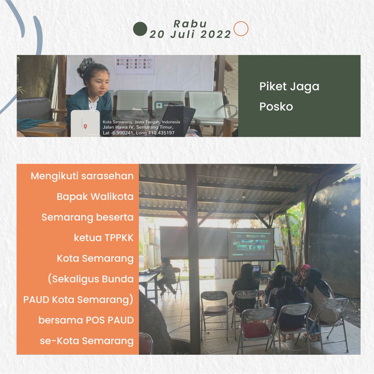 ChaterineHs's tweet photo. LAPORAN MINGGU KE 3!!

Saya Chaterine Hotnasari Situmorang - 21100119140094 dari Teknik Geologi 2019. KKN TIM II Universitas Diponegoro yang dilaksanakan pada:
🗓5 Juli - 18 Agustus 2022
📍Kelurahan Karang  Tempel
DPL : Abdi Sukmono, ST., MT
#KKNTIMIIUNDIP  #p2kknundip 
#UNDIP https://t.co/vCpXNVNkum