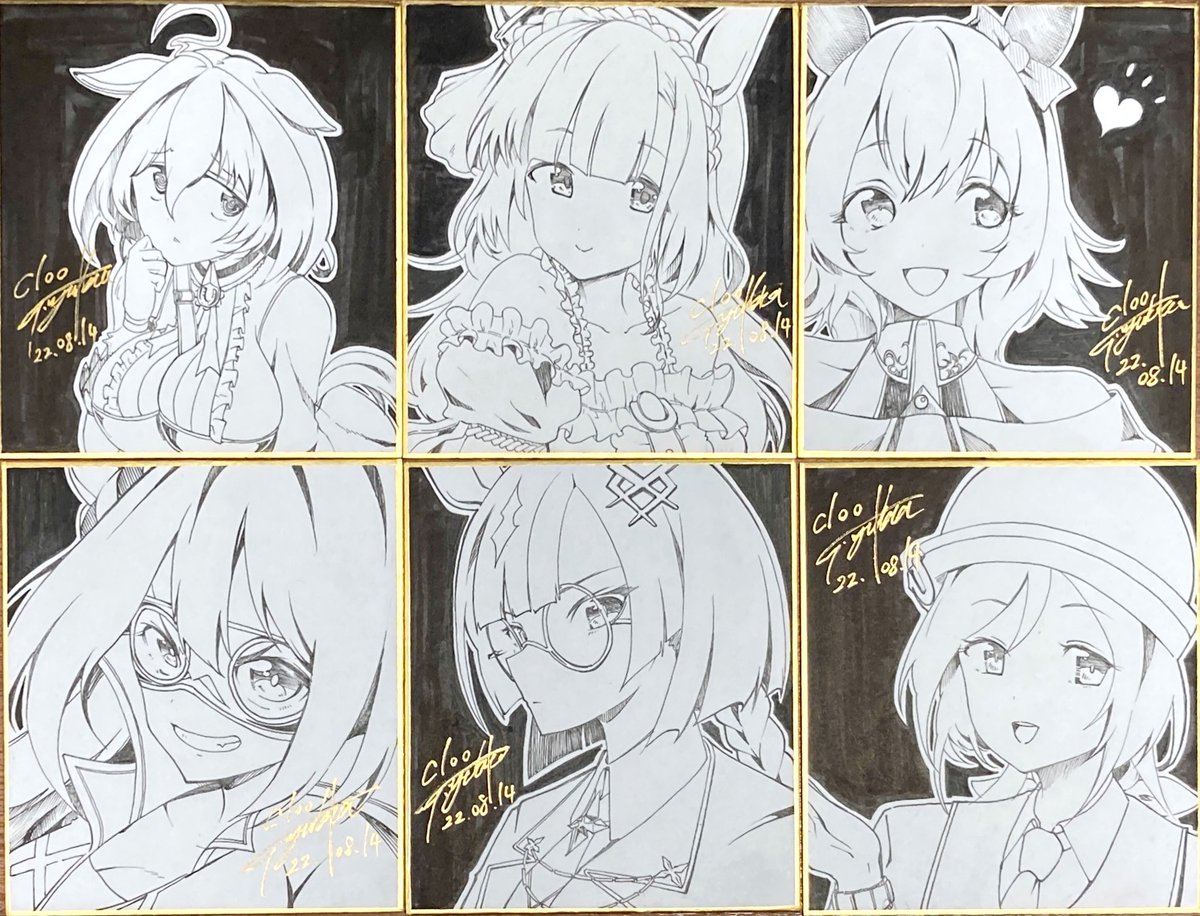 #c100    #ウマ娘

できました!全21枚!
直筆色紙を置かせてもらってます!
頒布価格は1000円、日曜東カ-08b NMT様へどうぞお越しくださいませ! 