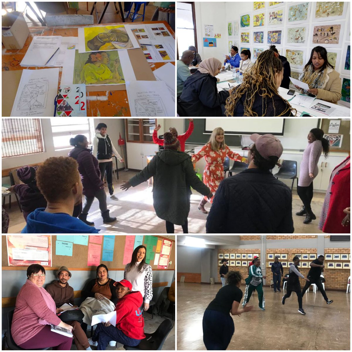 Creative Arts teachers are the best! Showing up, totally absorbed &amp; involved in excellent skills workshops across the Western Cape! Peter Clarke&amp; PJ Olivier, Districts West Coast &amp; East! <a href="/WCEDnews/">WCEDNews</a> <a href="/KarenR_Dudley18/">Karen Dudley</a> <a href="/DavidMaynier/">David Maynier</a> @deon_jh <a href="/EbrahimPeck1/">Ebrahim Peck</a> <a href="/maghriet/">maghriet beukes</a>