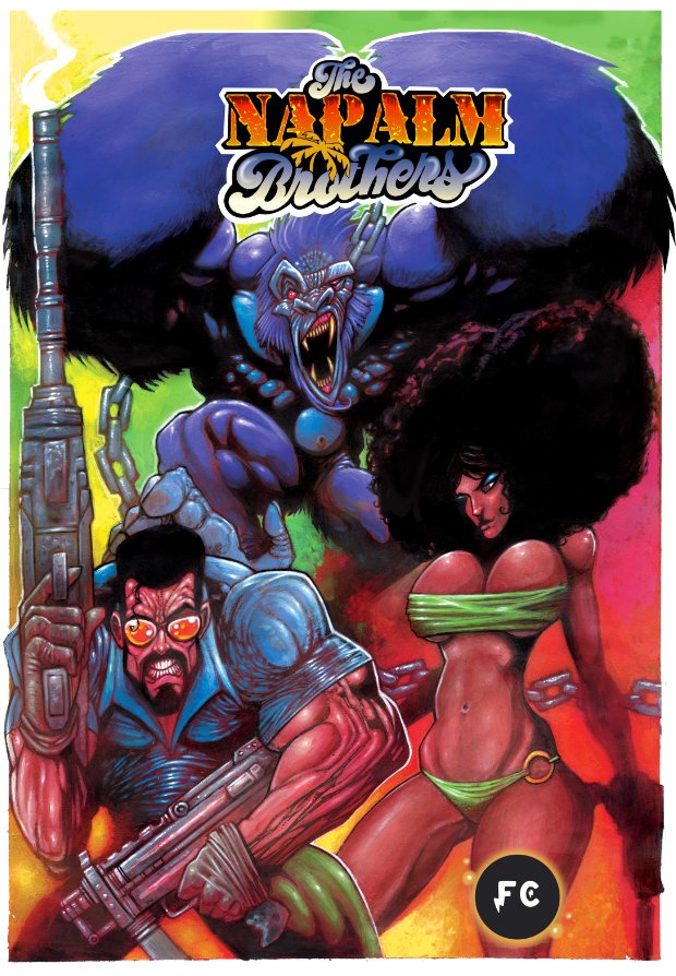 Not in the US so it took a while to see the Napalm campaign 3 books. Noticed a problem with the Headshroom variant of book 1. If your purchase isn't in sequence please contact <a href="/fanatic_comics/">Fanatic Comics</a> for a new copy. #TheNapalmBrothers