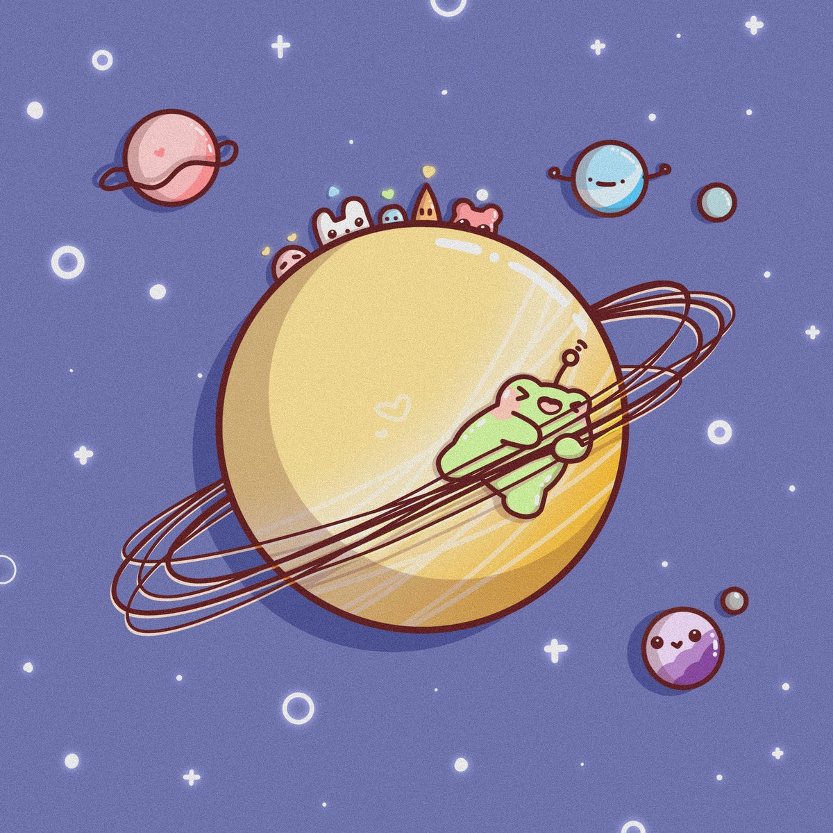 StardustVNFT's tweet photo. We are excited to have a collab with @m00nwater__ &amp; @AdaFroggies ! 🐸

She is a super talented artist and makes the cutest frogs around! 

Below are some great pieces that will be airdropped as part of our mint milestones!

Show them some #VeFam love!

#VeChainHasNFTs #VET #VNFT https://t.co/fcdUIhldKM