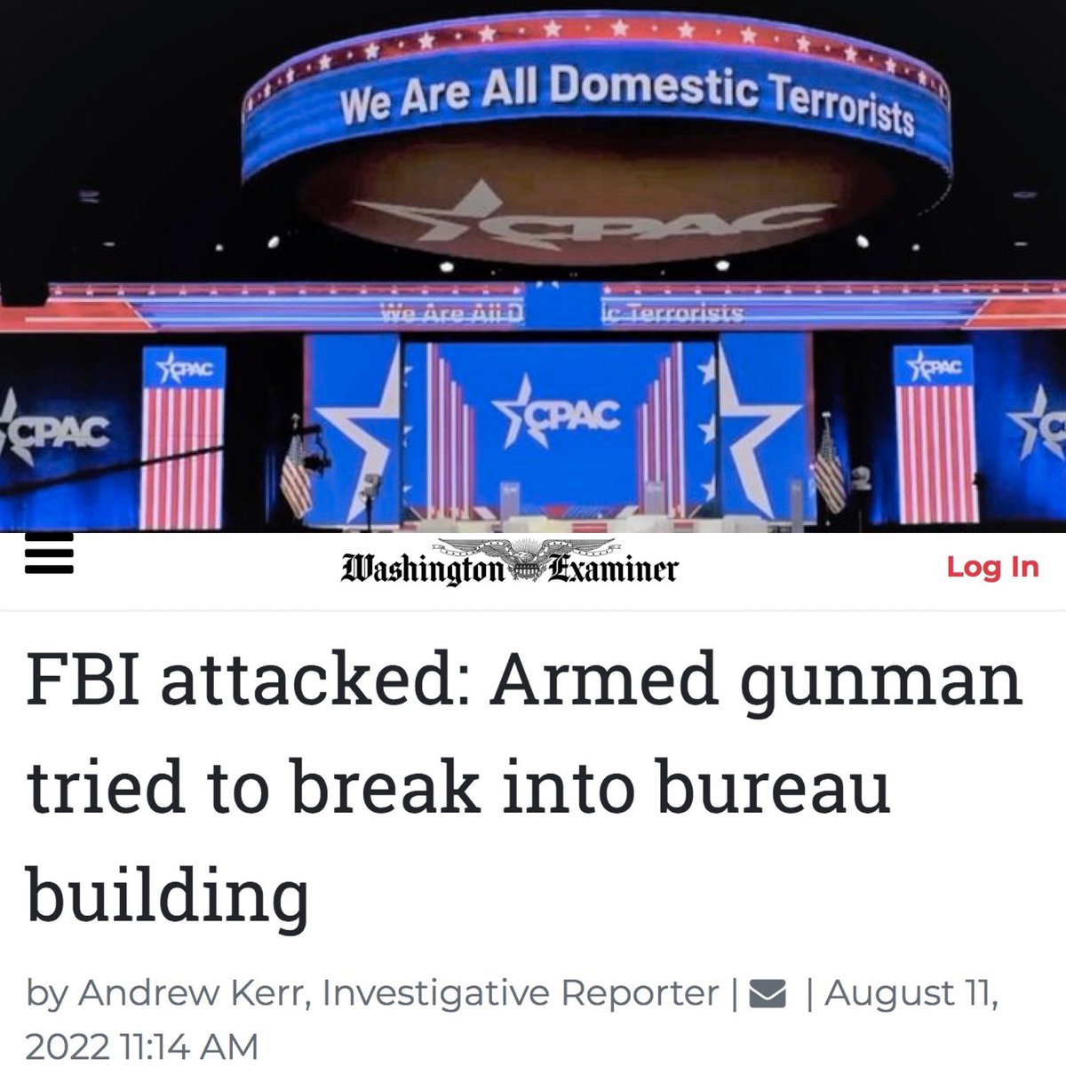 FarMcKon's tweet photo. Whaaaaa?  83% of terrorist attacks on the USA in the past 20 years have been right wing.

Far right leakers are attacking individual Judges or Sheriff's for enforcing the law. 

Right wing pundits are literally calling this 'war' and 'be ready to attack's https://t.co/mOxnm301r6