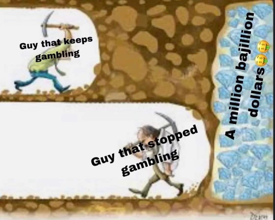 SaltsCult's tweet photo. Never stop gambling 🤑🤑🤑 https://t.co/Q32efQhD32