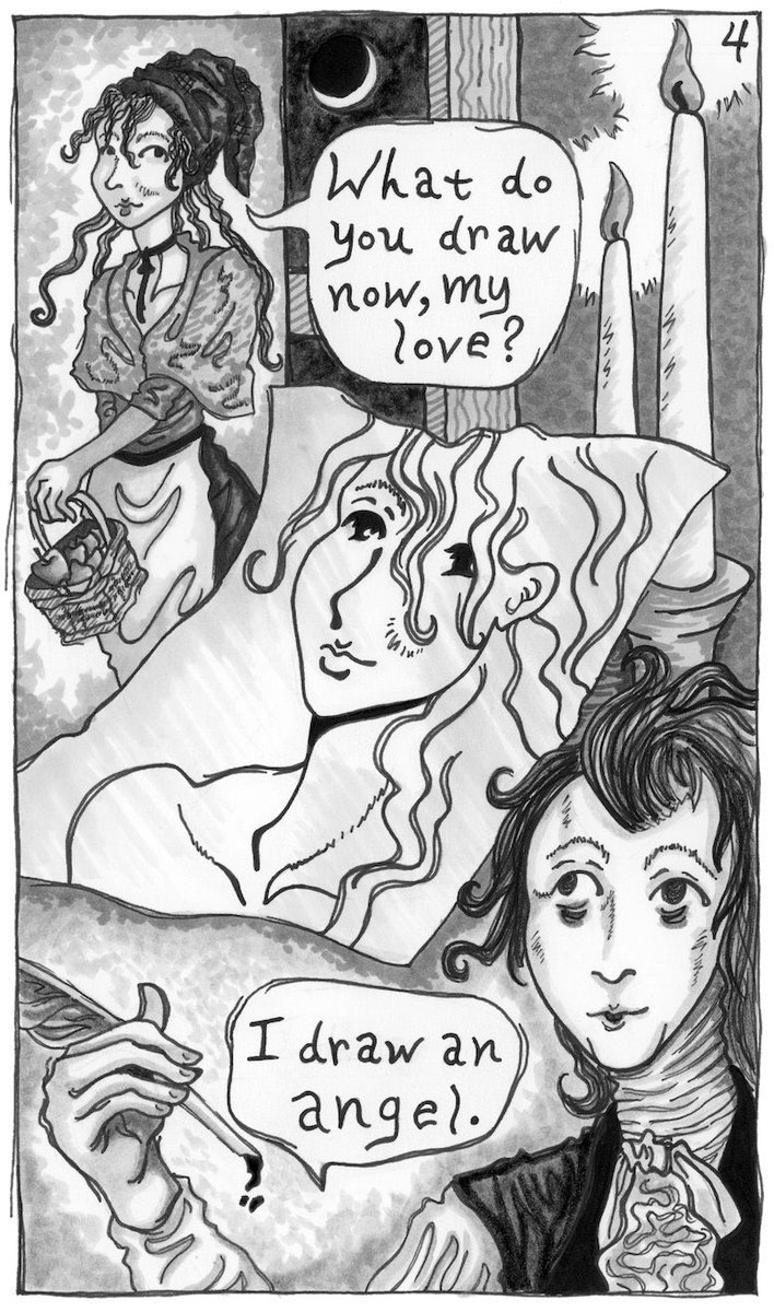 gegallas's tweet photo. 🎉 Happy #SmallPressDay/#SmallPressDay2022!

4 pages from The Poet and the Flea about the poet-painter William Blake and his nightmarish creation, The Ghost of a Flea.

#SPDBFReview

🧵Links in thread! https://t.co/BFDAjx6tCa