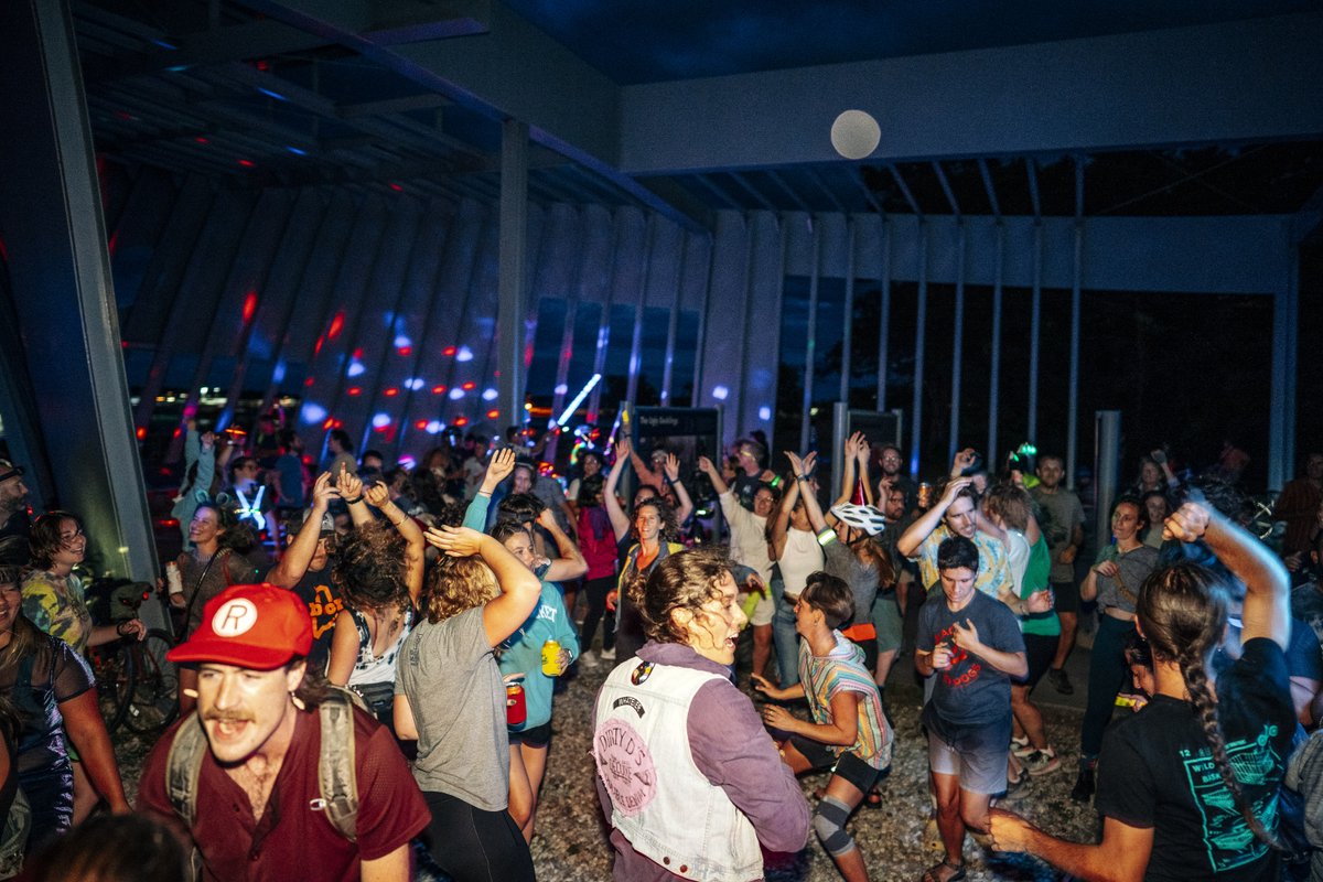Thanks so much to everyone who showed up at Portland Bike Party last night! See you in September!