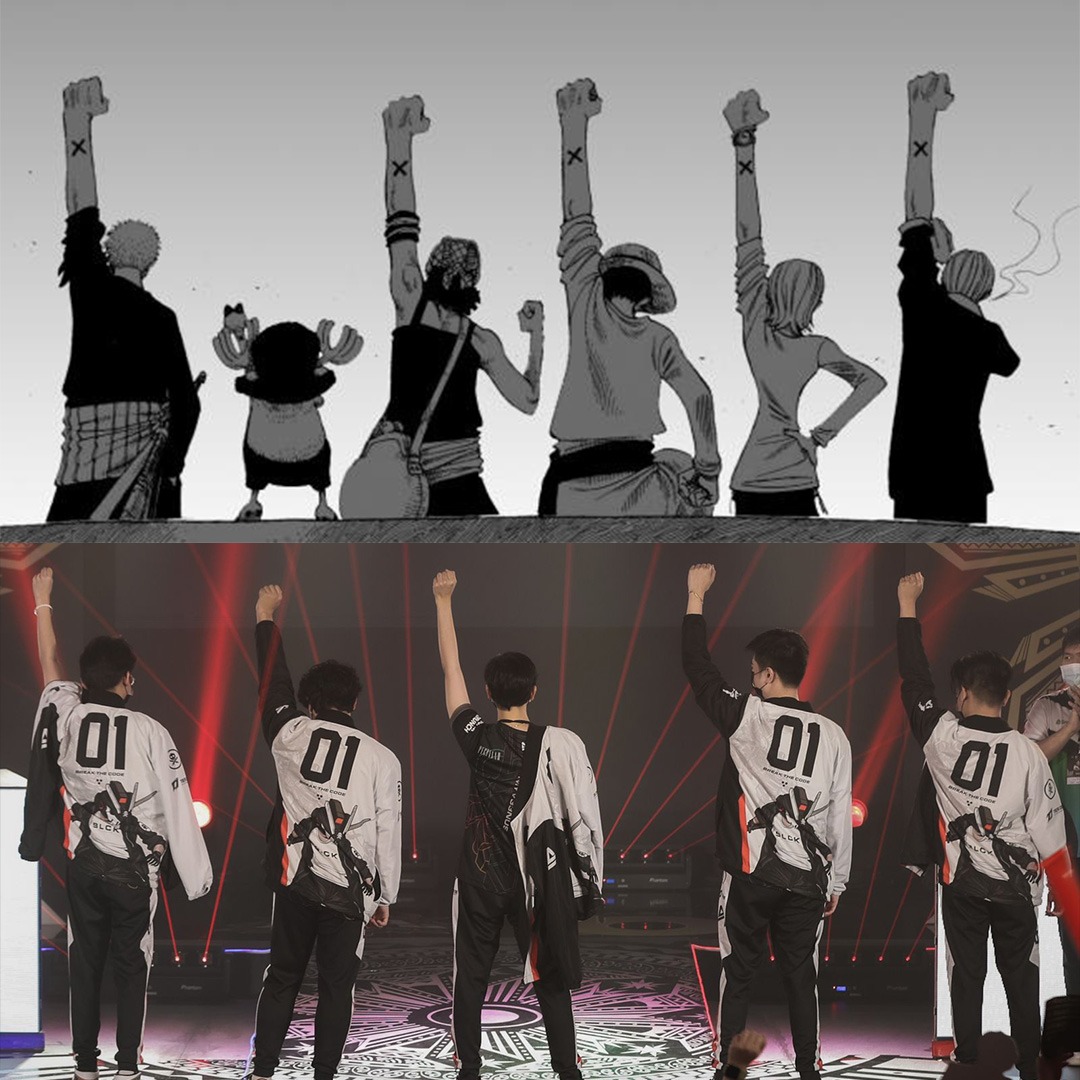 BLACKLISTINTL's tweet photo. Just like the Straw Hats, this friendship is forever, and the squad will always have each other's backs.

#ReclaimTheCrown | #MPLPH #BreakTheCode https://t.co/OoB1UIMWsy