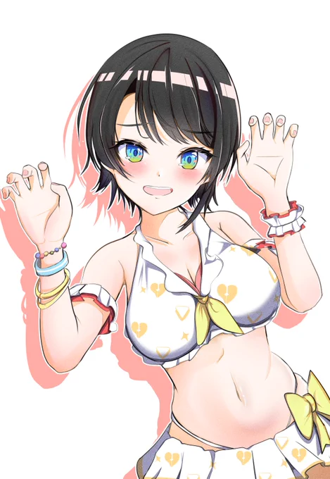 #プロテインザスバル 
水着がおーが可愛すぎ!!! 