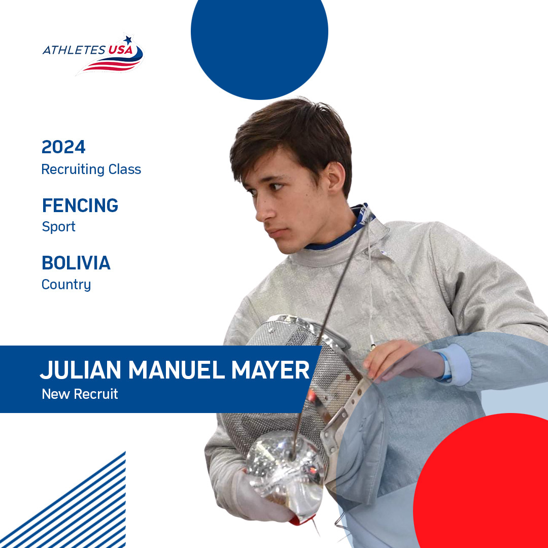 Welcome Julian Manuel Mayer to the #teamausa family 👋🏻🇺🇸🤺 He is ready for the Spring 2024 💪

Check out his recruiting profile: zpr.io/eQ7mwyHeMhck 👈

#athletesusa #collegefen... zpr.io/Agz9kBMEZWUX