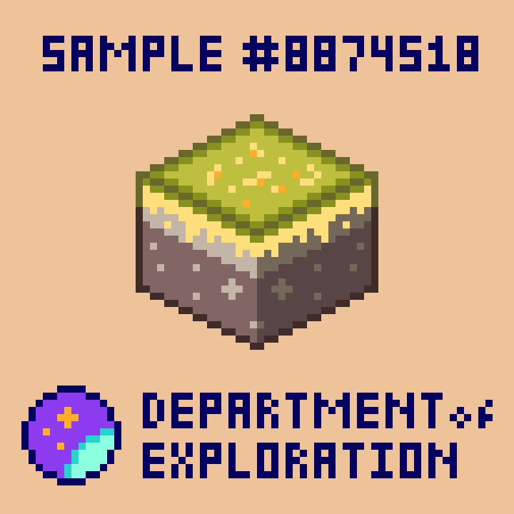 DataFace's tweet photo. "RE: Engineer Update
"I'm sending back a sample of the radioactive surface that appears to have seeped through the bedrock on this planet. Maybe the lab jockeys can figure out why its causing the mech to malfunction. Keep up the great work engineer! - Explorer" https://t.co/aj4UUJYX70