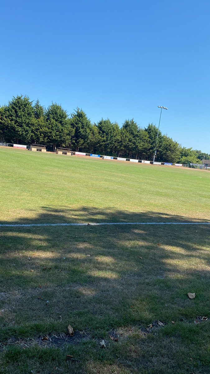 Lovely day for it, team news out soon! #UpTheUs