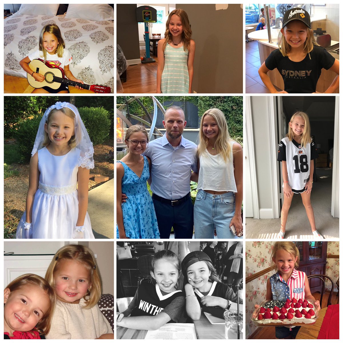patkelsey's tweet photo. Her name is Linda Ruth. That name is beyond special in our family for many reasons ❤️. We call her Ruthie. She is as beautiful inside as she is out. Happy 15th birthday to to my Bear Bear. #ILovedHerFirst https://t.co/BySdYgFwJn