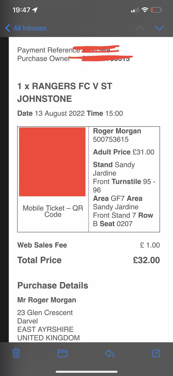 Morgan16Captain's tweet photo. @rangers_spare got this if anyones looking last minute https://t.co/cRW2OPwEc1