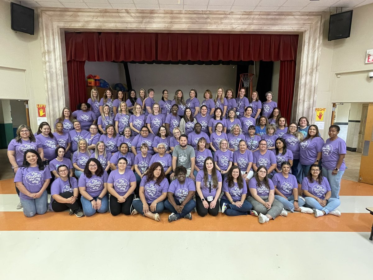 tish_willis's tweet photo. Brook Village + Farris = Early Learning! My favorite day when we all get together for convocation and learning ππΌ So proud of my peeps and what they do every day for our students and families! #earlychildhoodstrongπͺπΌ #wearewfisd #GetaHeadStart #knowyourwhy #wfisdEarlyLearning https://t.co/6sxAXASF0M
