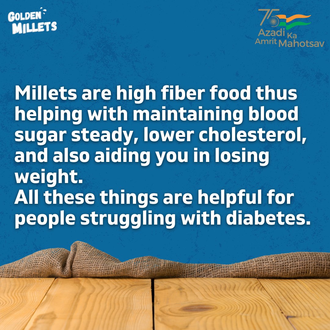 GoldenMillets's tweet photo. Are you someone who is struggling with diabetes management because of unhealthy eating habits?

Here are 3 ways millets can help you get freedom from diabetes.

Visit our website at https://t.co/wUFWLu81yo for more information.

#milletsfarm #Milletnoodles #goldenmillets https://t.co/FVjQ3rpkaW