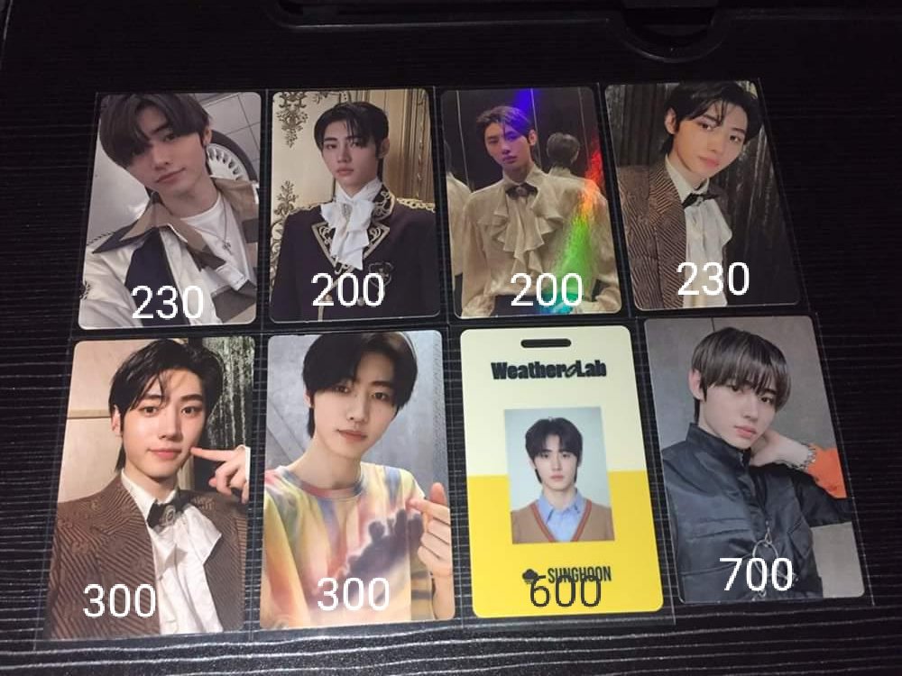 _sunghoonp's tweet photo. wts lfb ph

⠀╰ sunghoon photocards
⠀╰ mostly (9/10 condi)
⠀╰ tingi
⠀╰ 1 week reservation
⠀╰ onhand and no rush shipping

dm/reply to claim!

🏷park hoon sg22 id sg21 border:carnival b:c up down nrpc d:d scylla charybdis charyb holo essential braso photocard fever pob pc https://t.co/sTsm3Zn3bQ