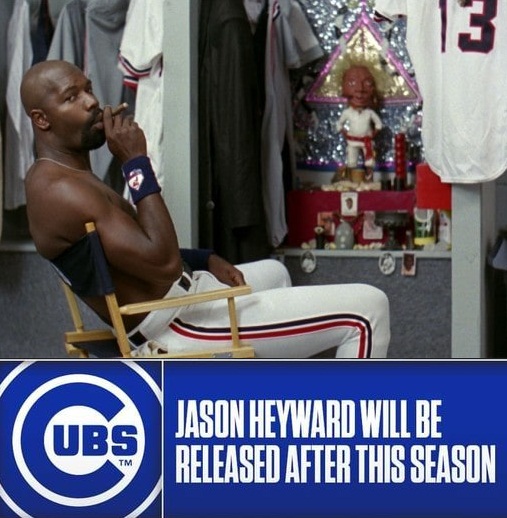 Patan311's tweet photo. Chicago Cubs will finally release Pedro Cerrano after so many years with several slumps. ... It seems that Jobu abandoned him
@DennisHaysbert @Cubs https://t.co/mAMireendh