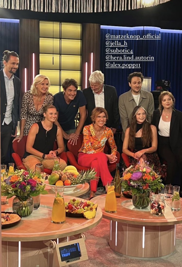 Matze Knop .de (@matzeknop) on Twitter photo Klasse Sendung. Super Quote 🔥 <a href="/WDR/">WDR</a> Kölner Treff mit Bettina Böttinger <a href="/alexpopp11/">Alex Popp</a> <a href="/JellaHaase/">Jella Haase</a> <a href="/NSubotic4/">Neven Subotic</a> u.a.
#show #talk #kölnertreff Klasse Sendung. Super Quote 🔥 <a href="/WDR/">WDR</a> Kölner Treff mit Bettina Böttinger <a href="/alexpopp11/">Alex Popp</a> <a href="/JellaHaase/">Jella Haase</a> <a href="/NSubotic4/">Neven Subotic</a> u.a.
#show #talk #kölnertreff